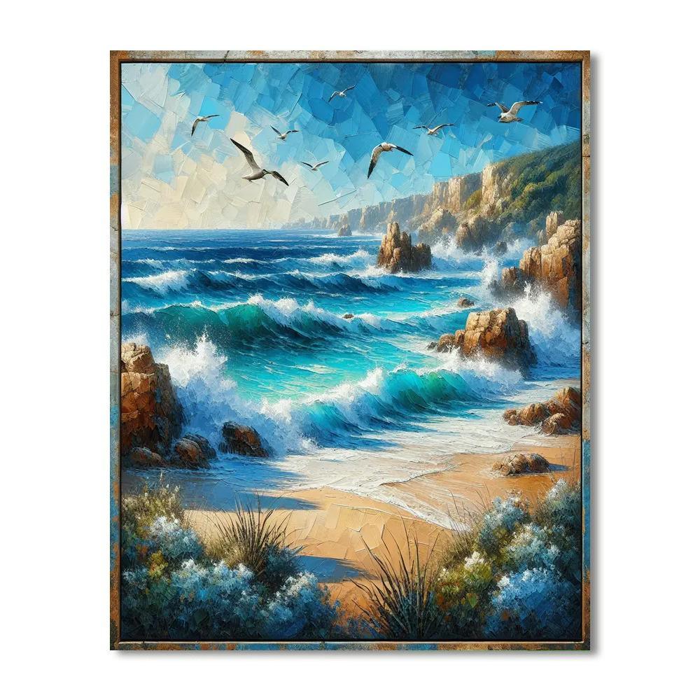 Adventure-seeking Seascapes Number Painting