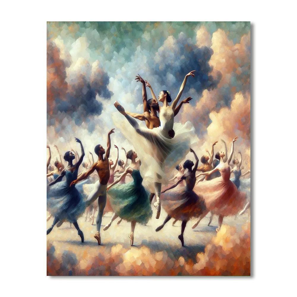 Ethereal Sky Dancers Numbered Painting Kits