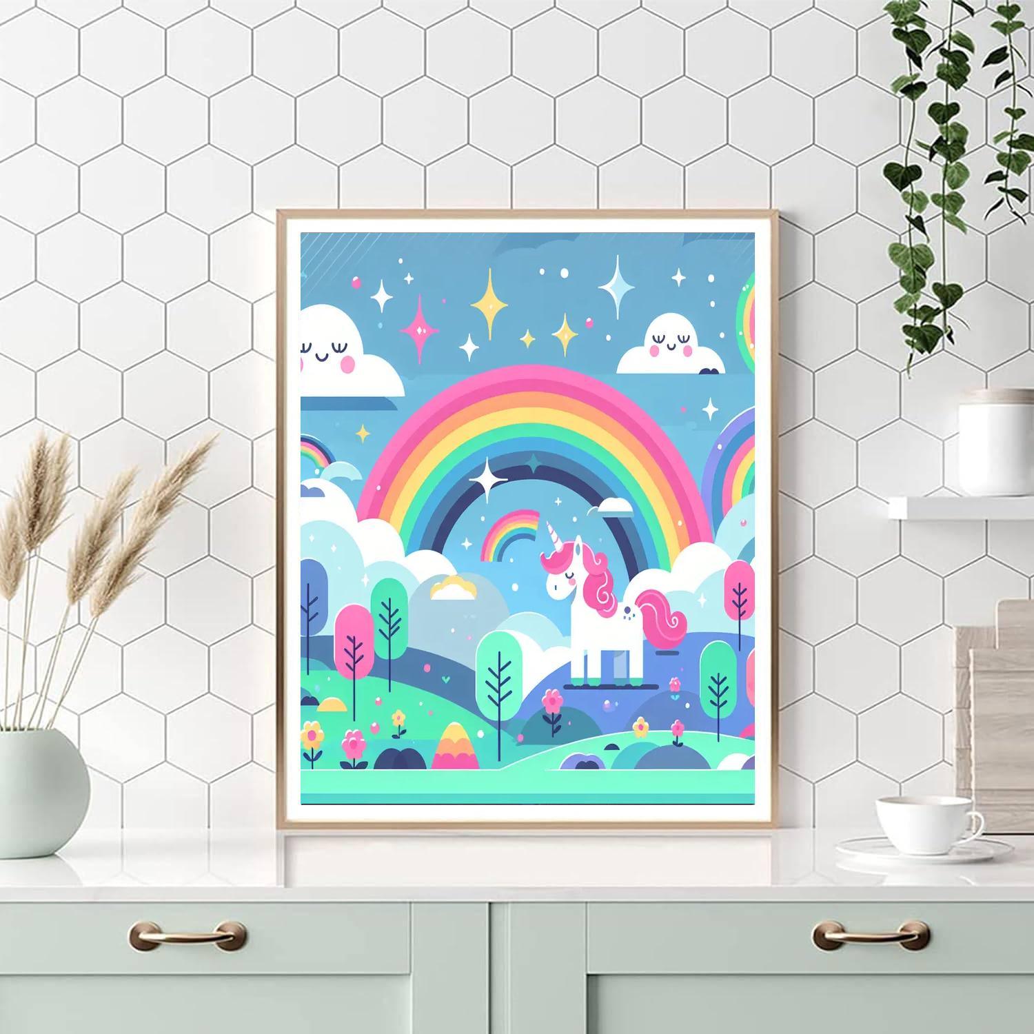 Rainbow Fantasy Adventure Paint By Number