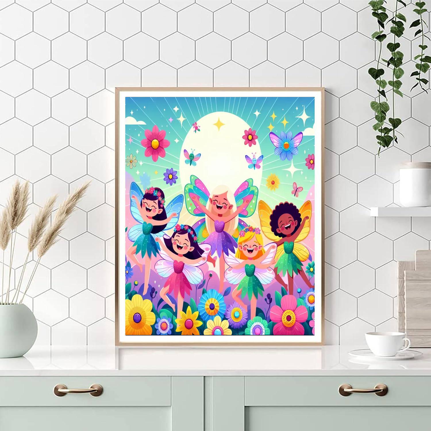 Dancing With Fairies Paint By Color