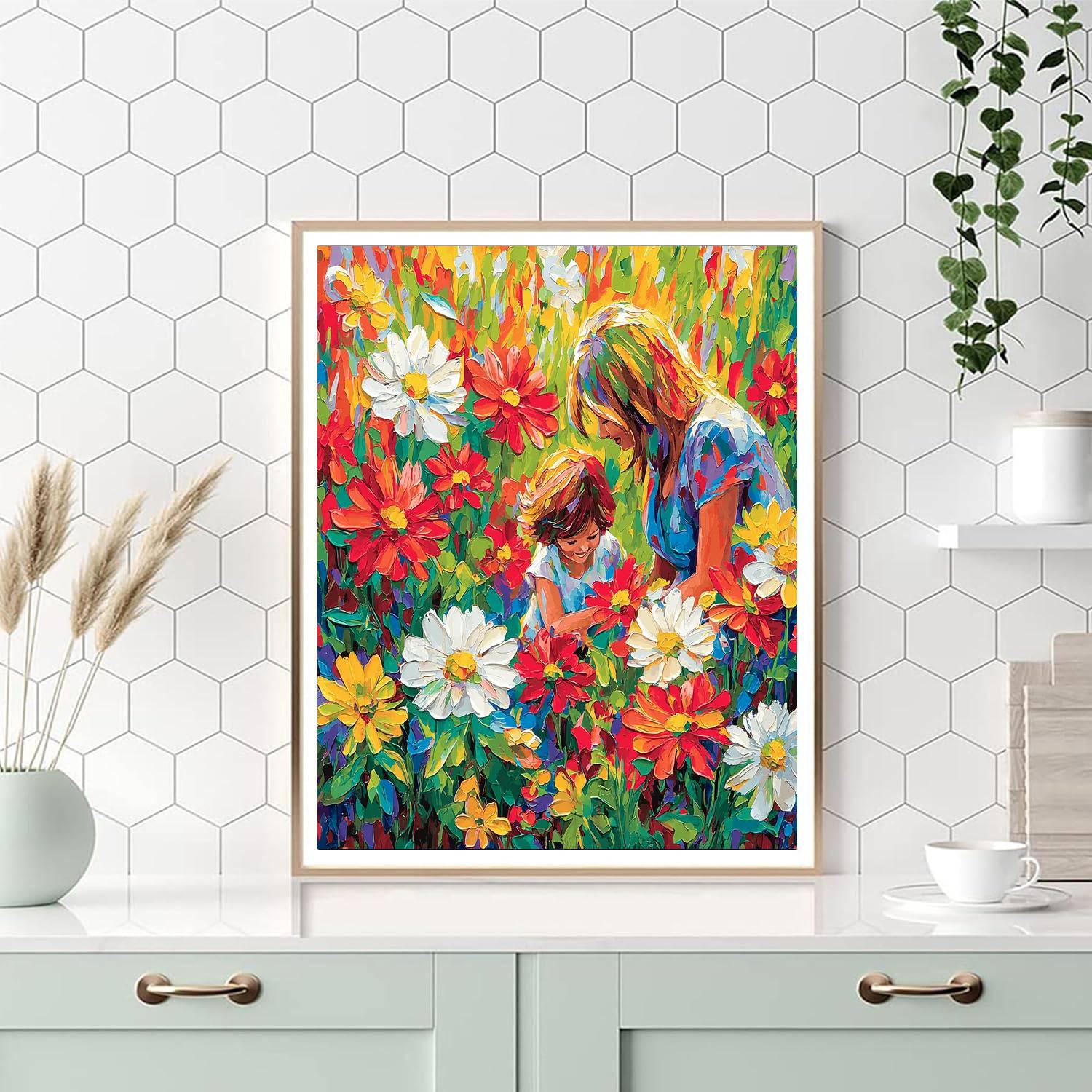 Garden Of Love Painting Number Kit