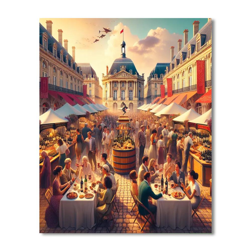 Wine Festival - France Paint By Numbers Art