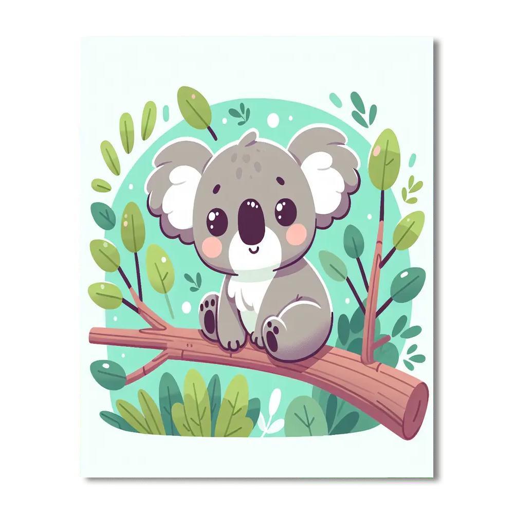 Jolly Koala Adventure Painting By Numbers Kit