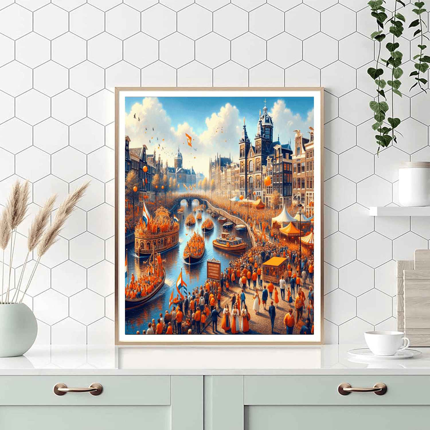 Koninginnedag - Netherlands Numbered Painting Kits