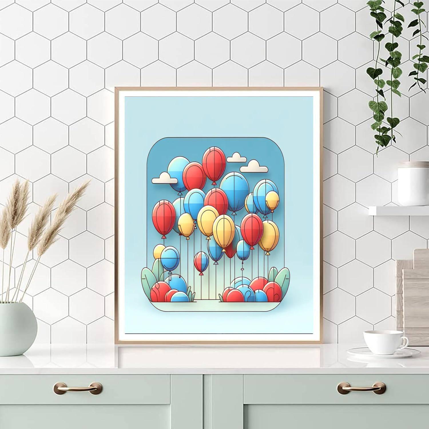 Bouncy Balloon Bonanza Number Painting