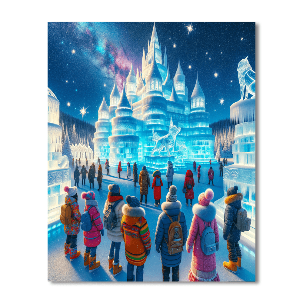 Harbin International Ice And Snow Sculpture Festival - Harbin Paint By Color