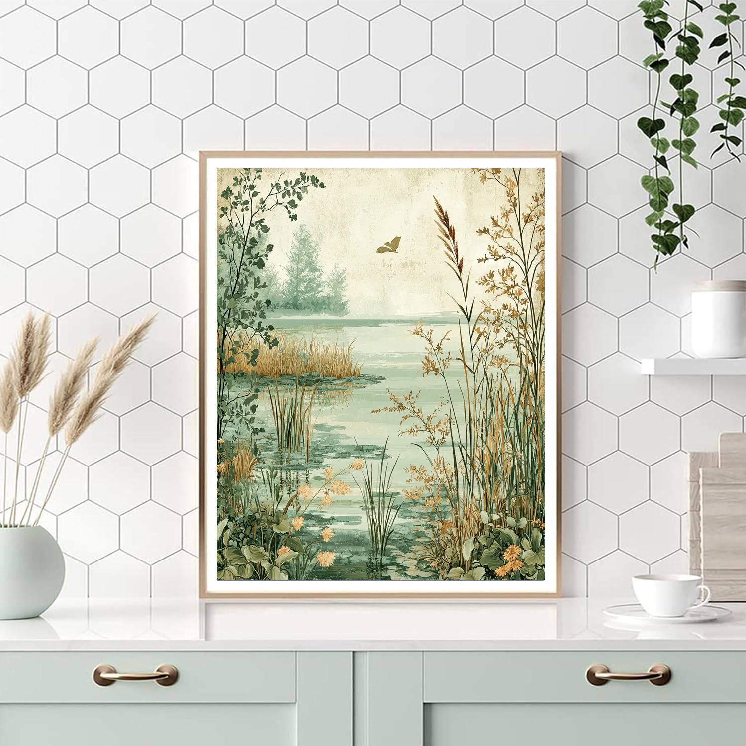 Leonardo Da Vinci Inspired The Melody Of Nature  Paint By Numbers Art