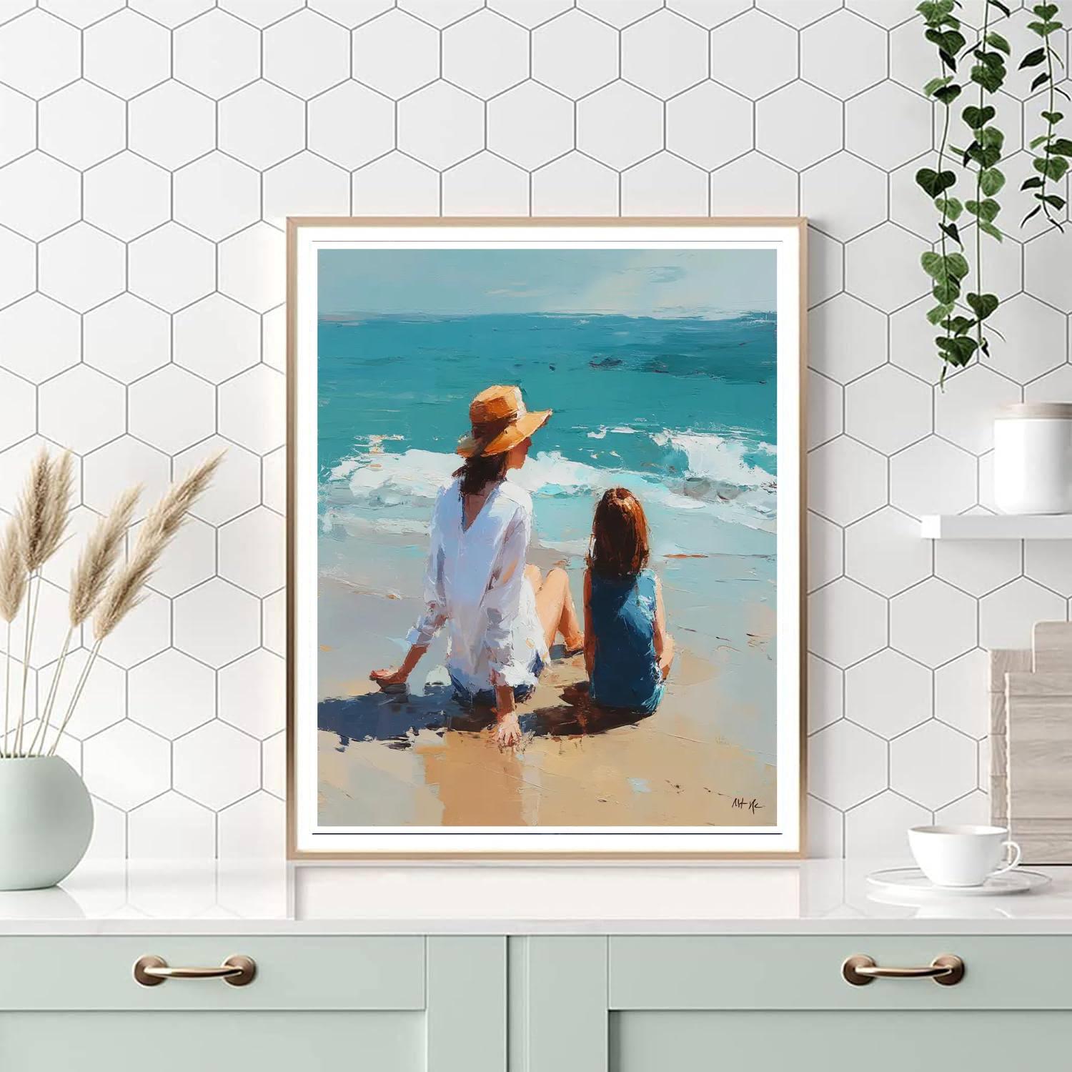 Echoes Of Gentle Waves Painting Number Kit