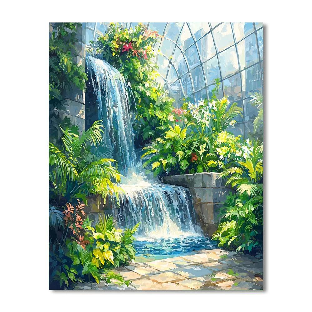 The Cloud Forest Dome - Singapore Paint By Color
