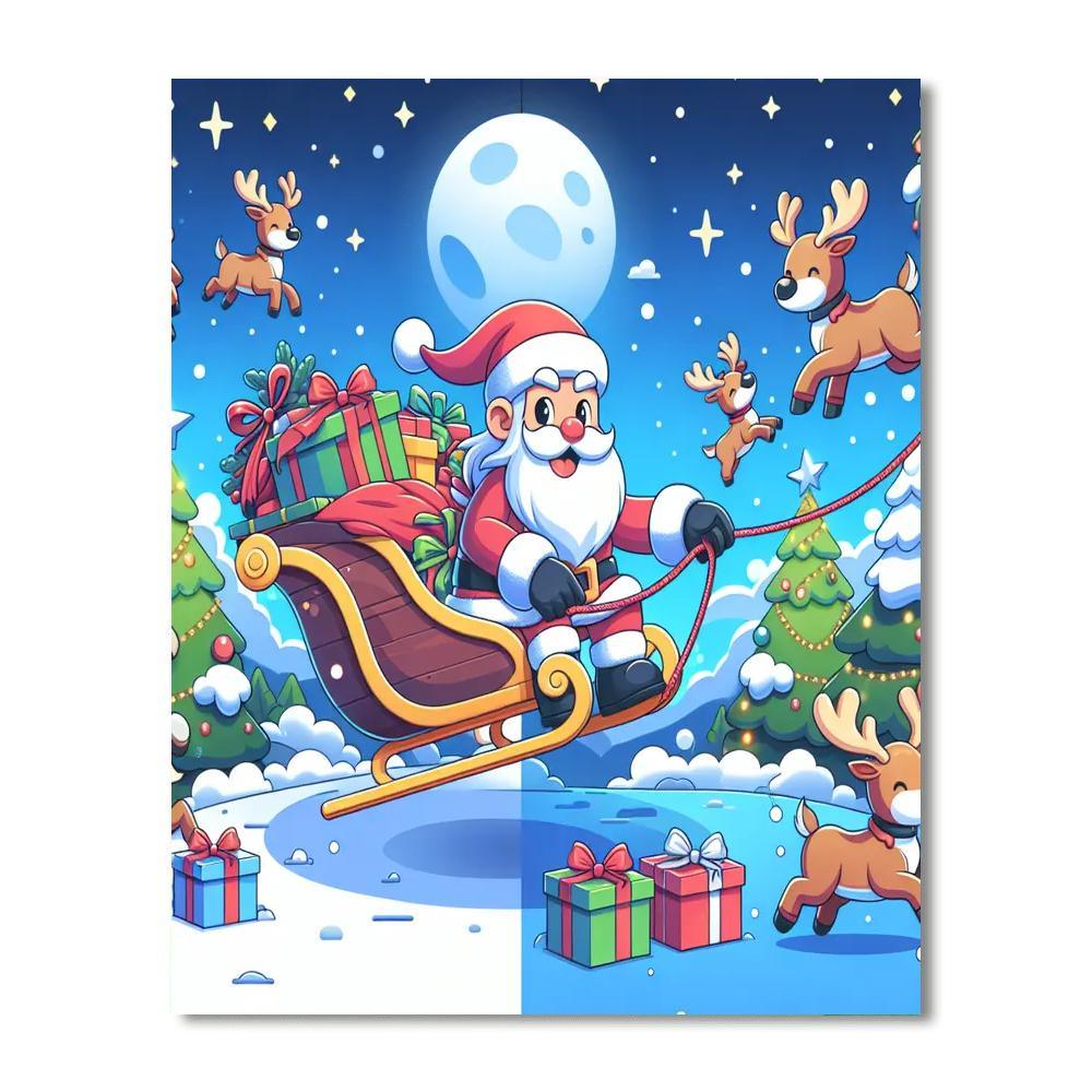 Magical Christmas Adventure Paint By Color