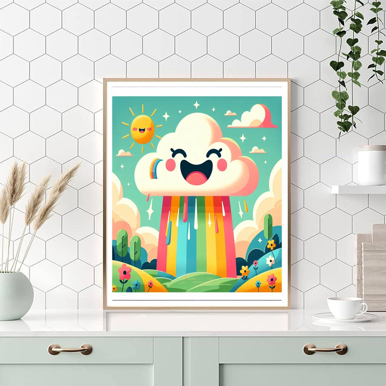 Giggling Cloud Numbered Painting Kits