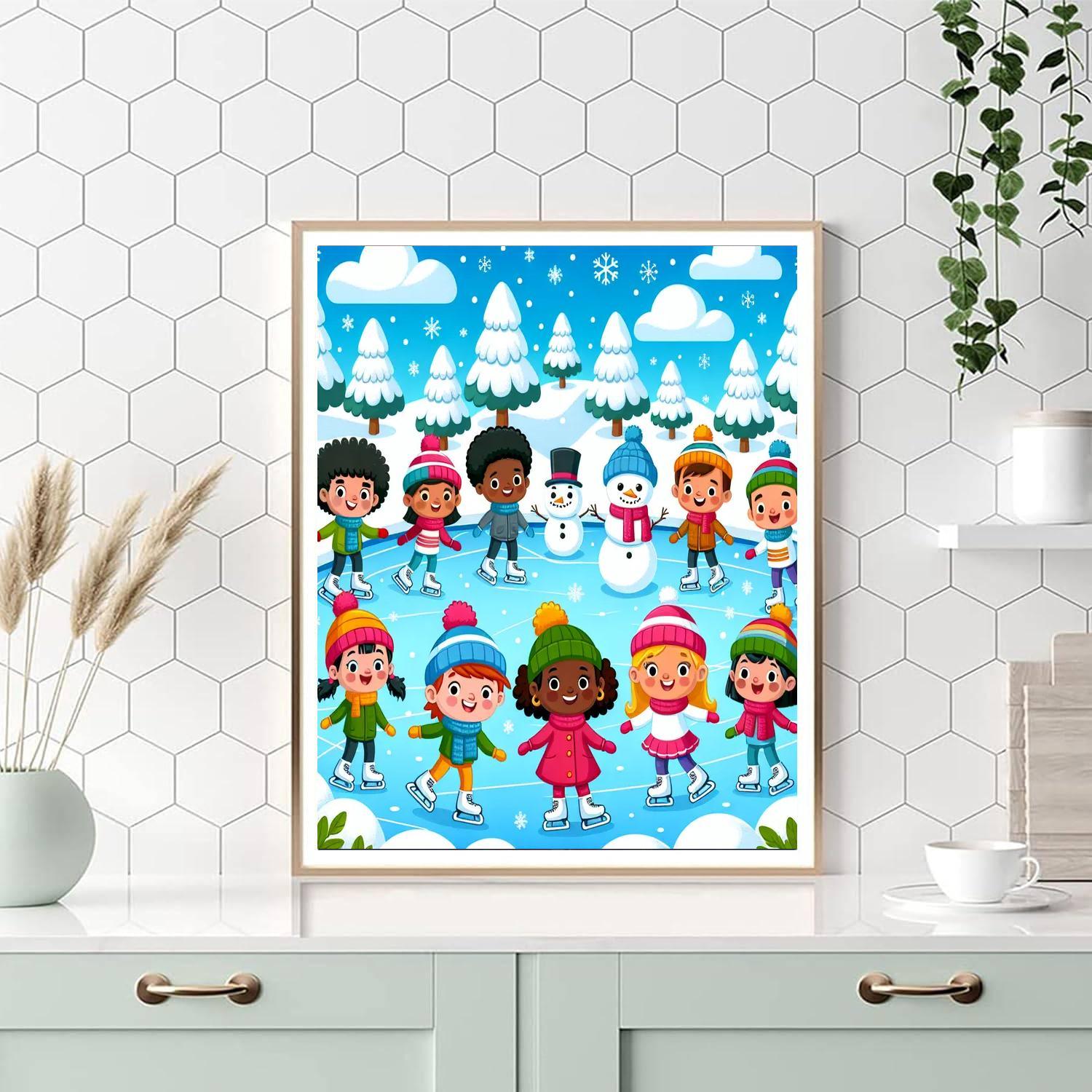 Adventure On Ice Paint By Numbers Art