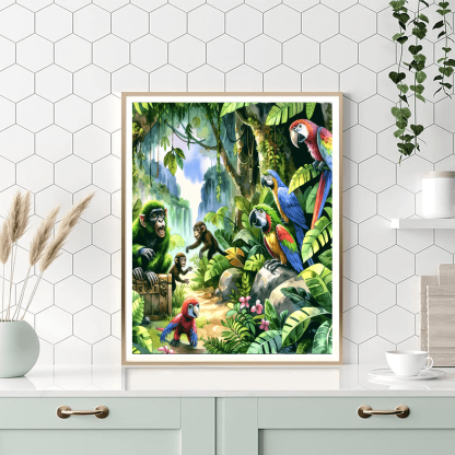 Jungle Quest Paint By Color