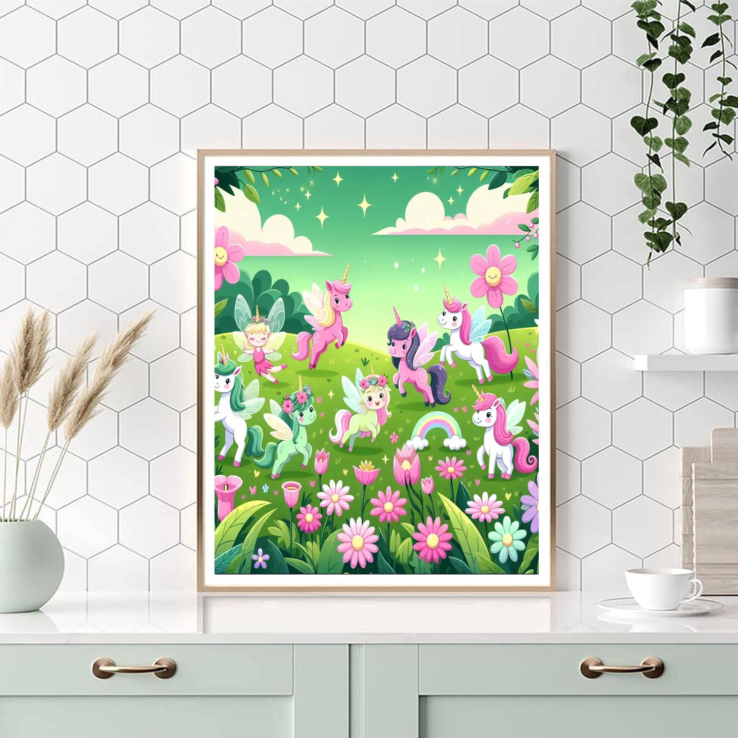 Meadow Of Mischief And Magic Paint By Numbers Art