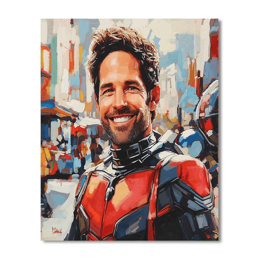 Paul Rudd: The Lighthearted Spirit Of Ant-man Paint By Numbers Art
