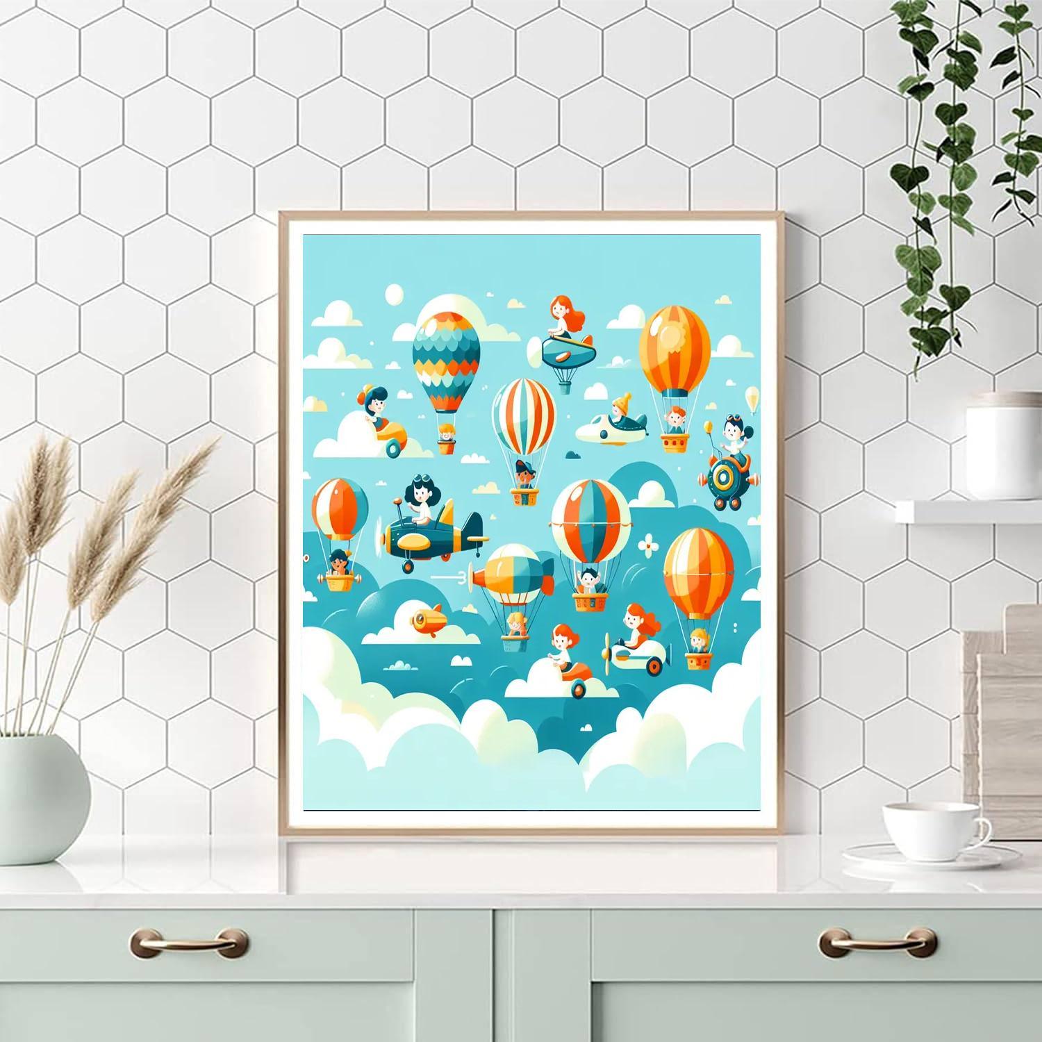 Sky Adventure Escapade Painting By Numbers Kit