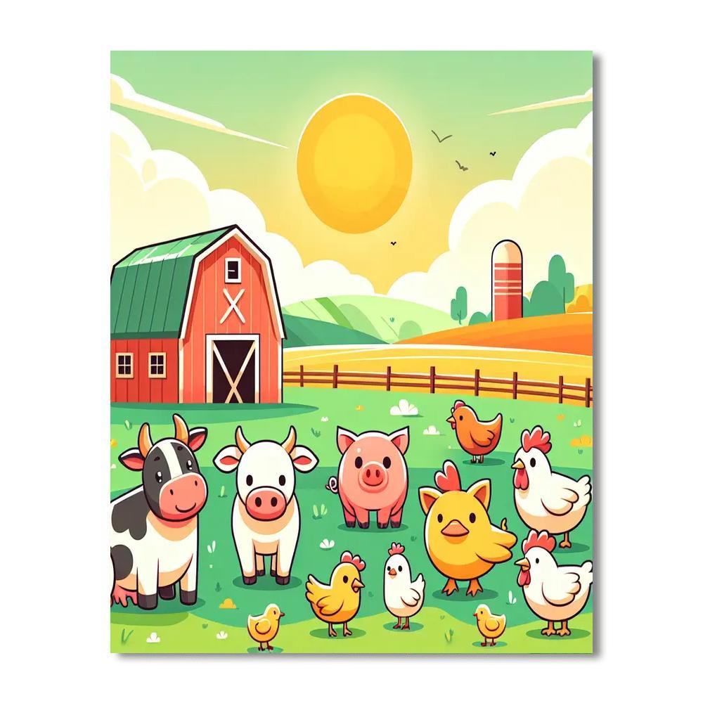 Farm Fresh Adventure Numbered Painting Kits