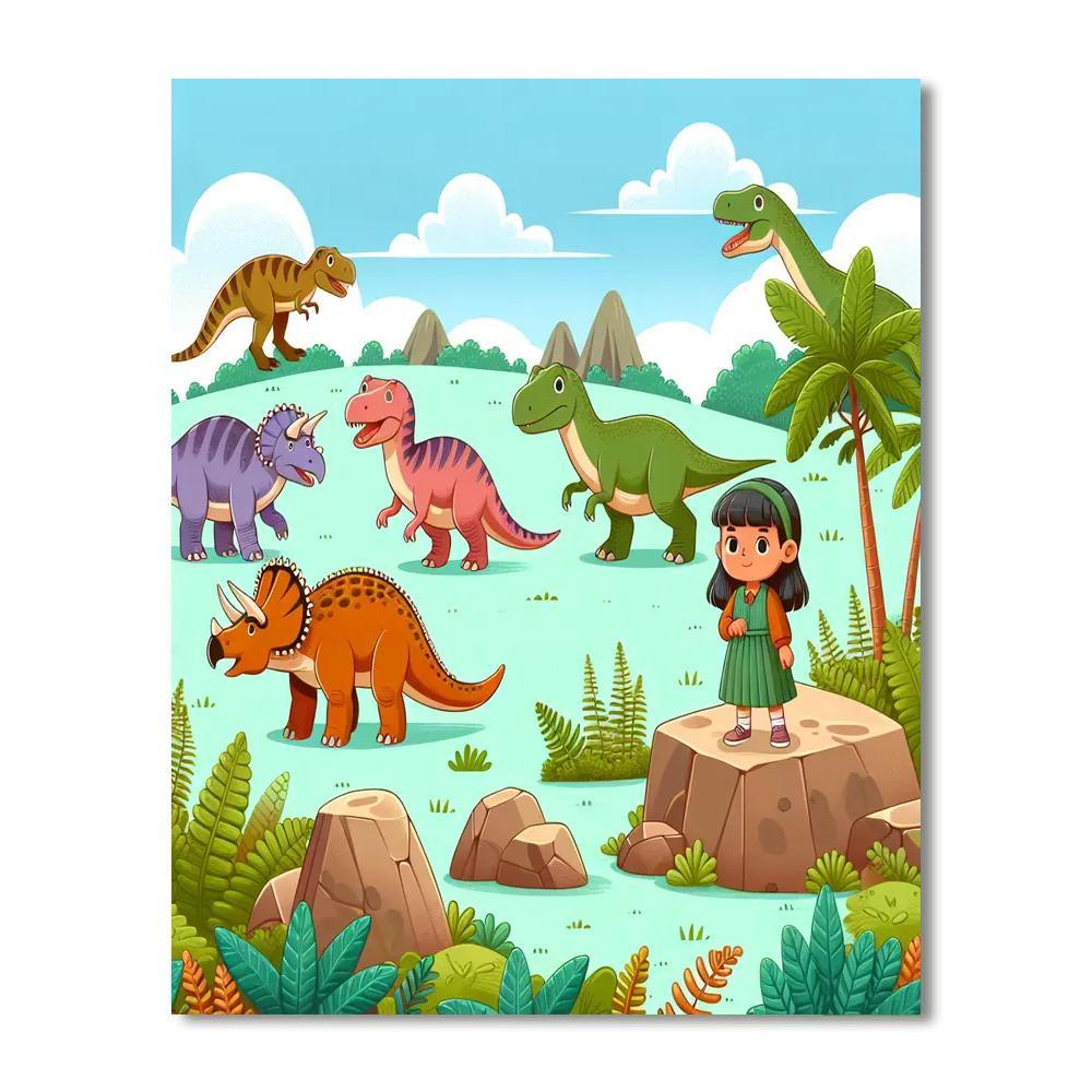 Prehistoric Expedition Paint By Number