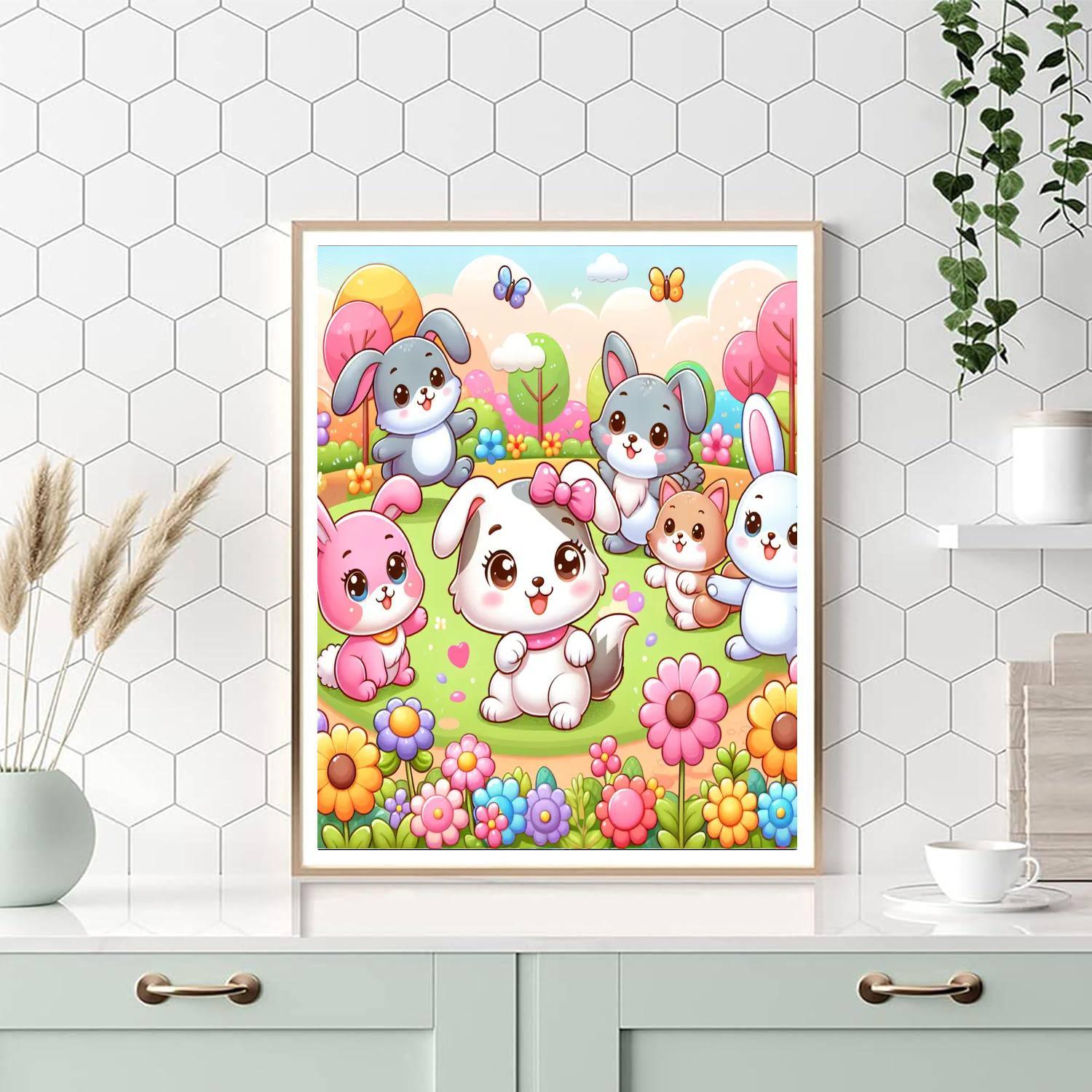 Cuddly Critter Adventures Paint By Number