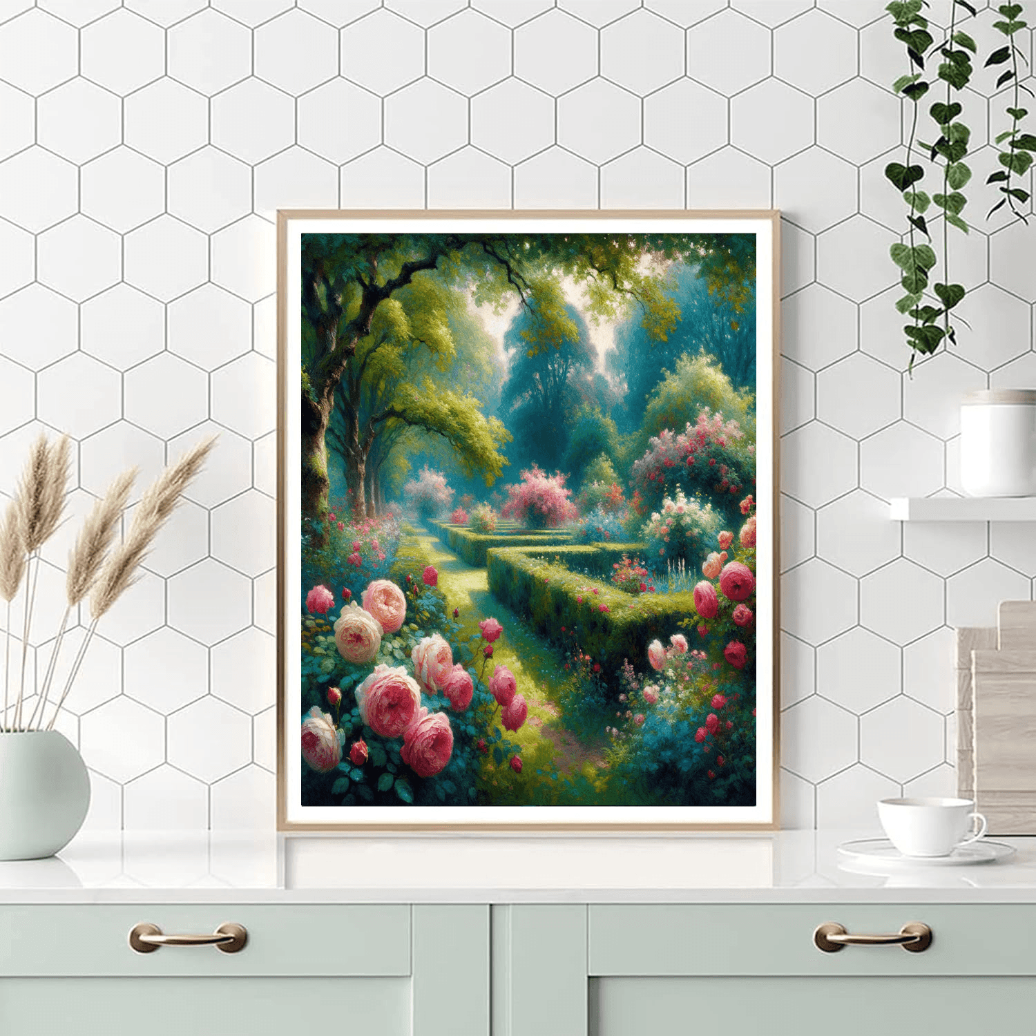 Victorian Garden Romance DIY Paint By Numbers