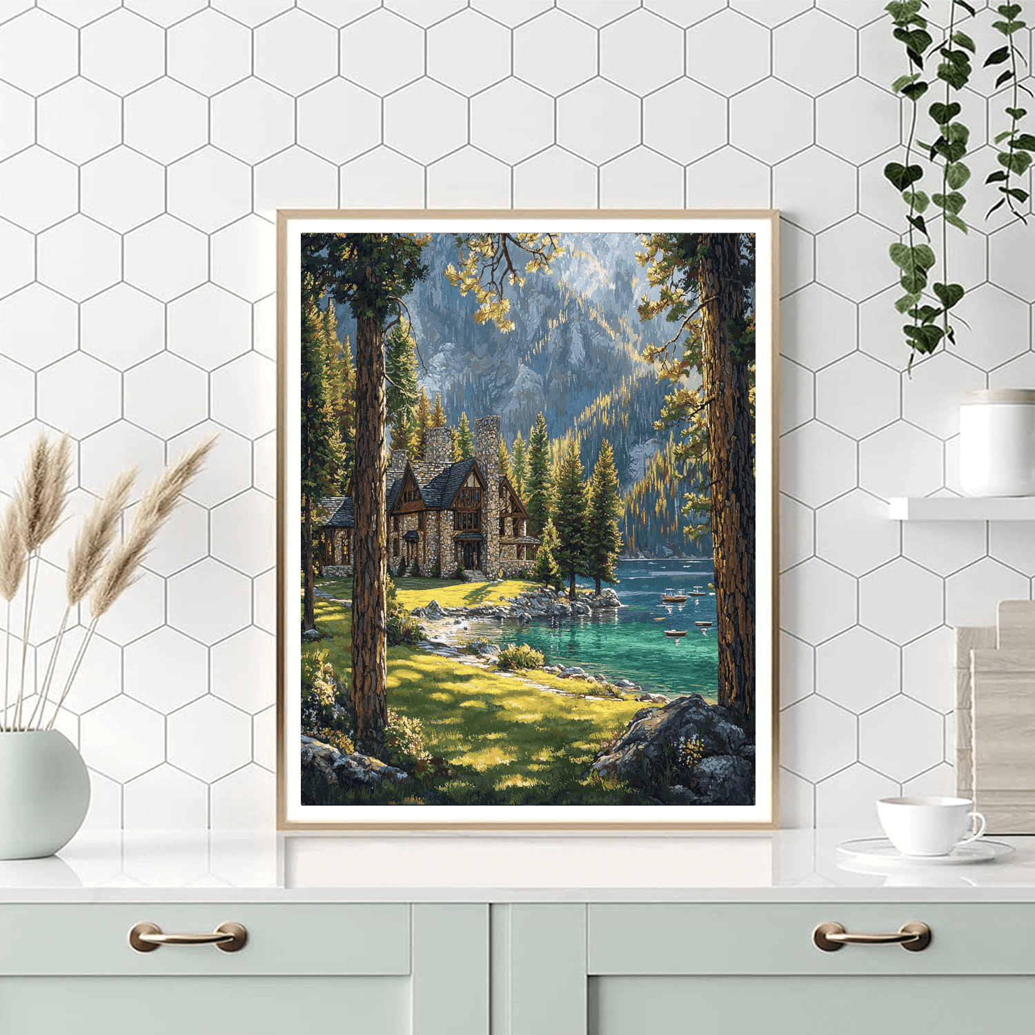 Vikingsholm Painting Number Kit