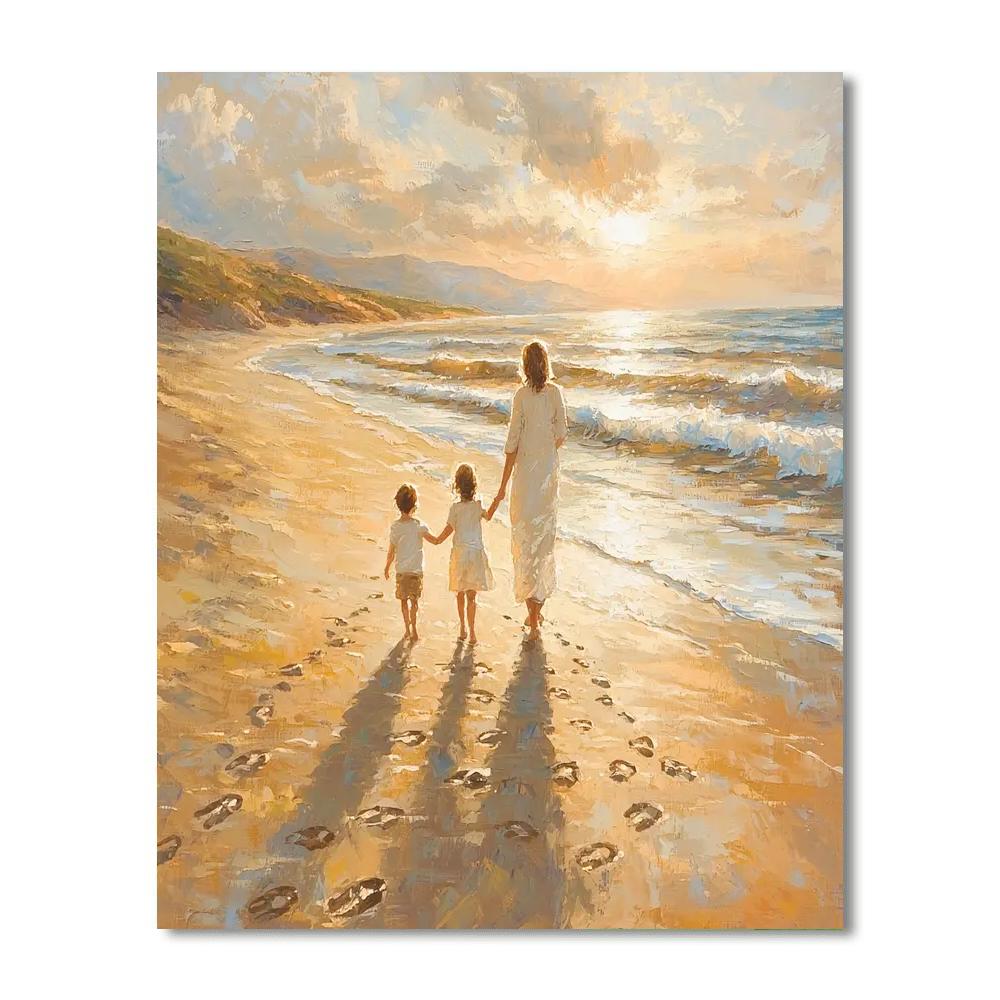Footprints Of Joy Paint By Numbers