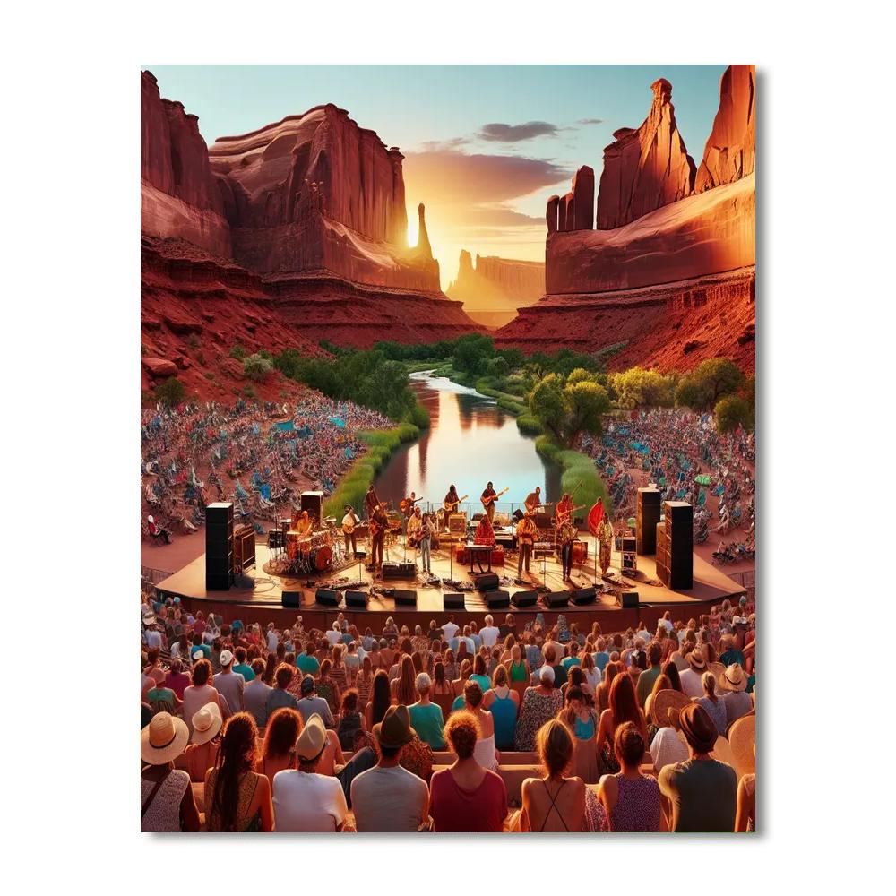 Moab Music Festival - Moab, Usa Number Painting