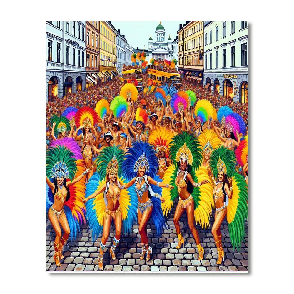 Helsinki Samba Carnival - Finland Numbered Painting Kits