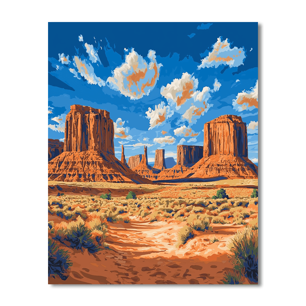 Monument Valley - Utah Paint By Numbers