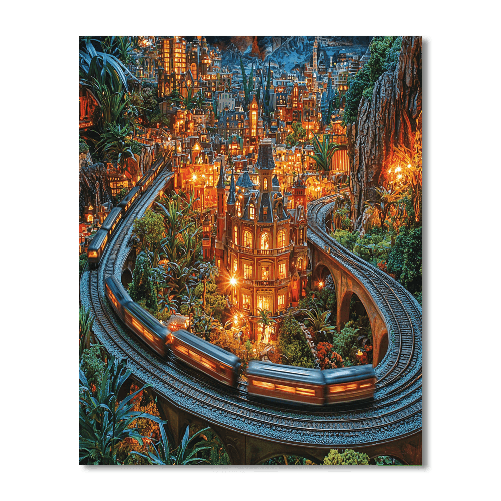 Miniatur Wunderland - Hamburg, Germany Numbered Painting Kits