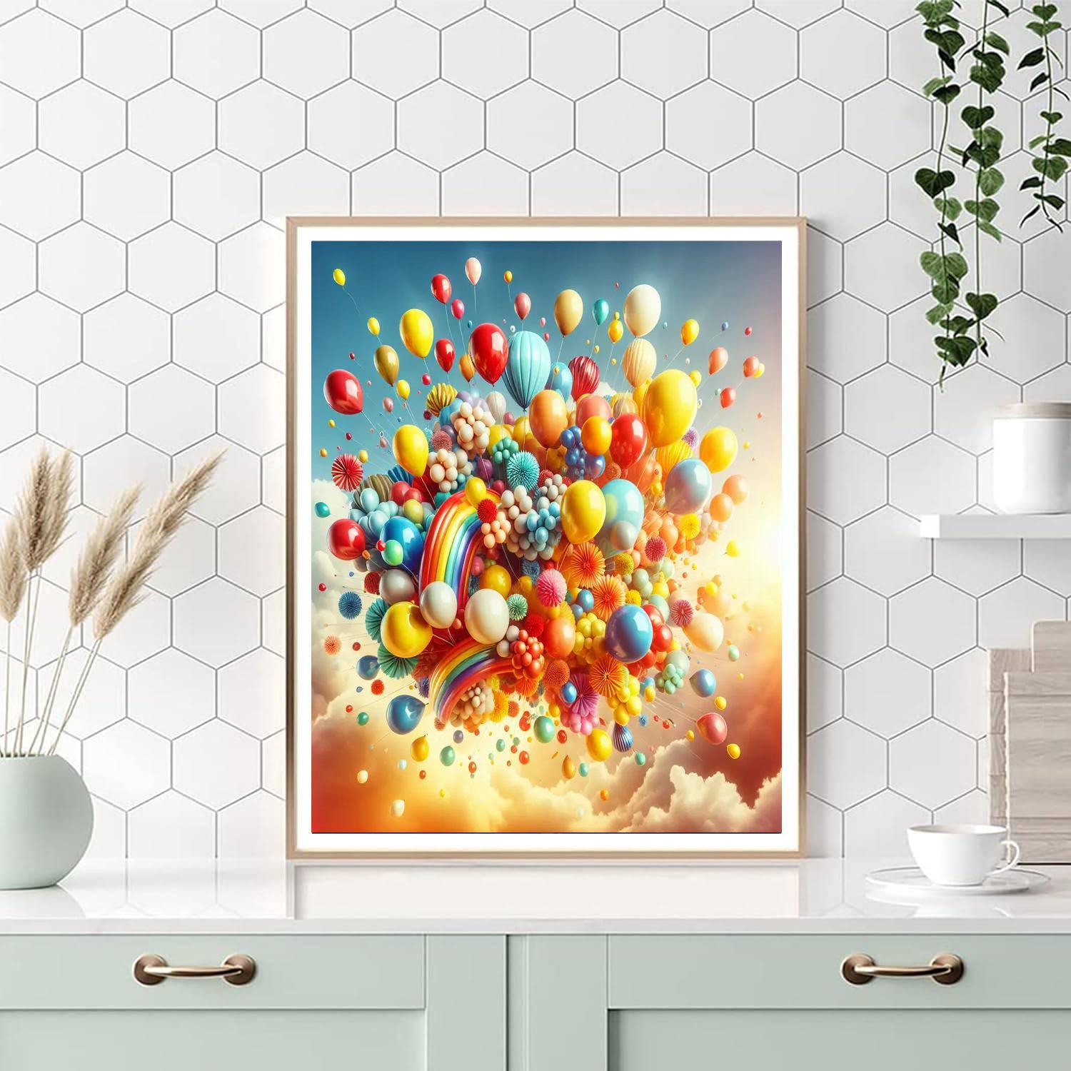 Exciting Balloon Adventure Paint By Color