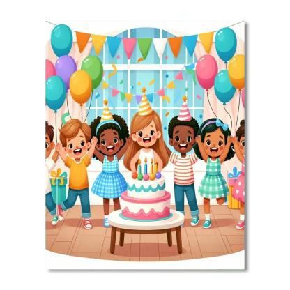 Surprise Party Painting Number Kit