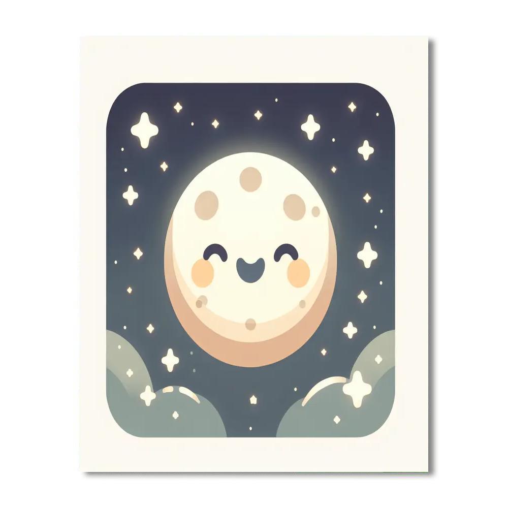 Mystic Moon Adventure Paint By Numbers Art