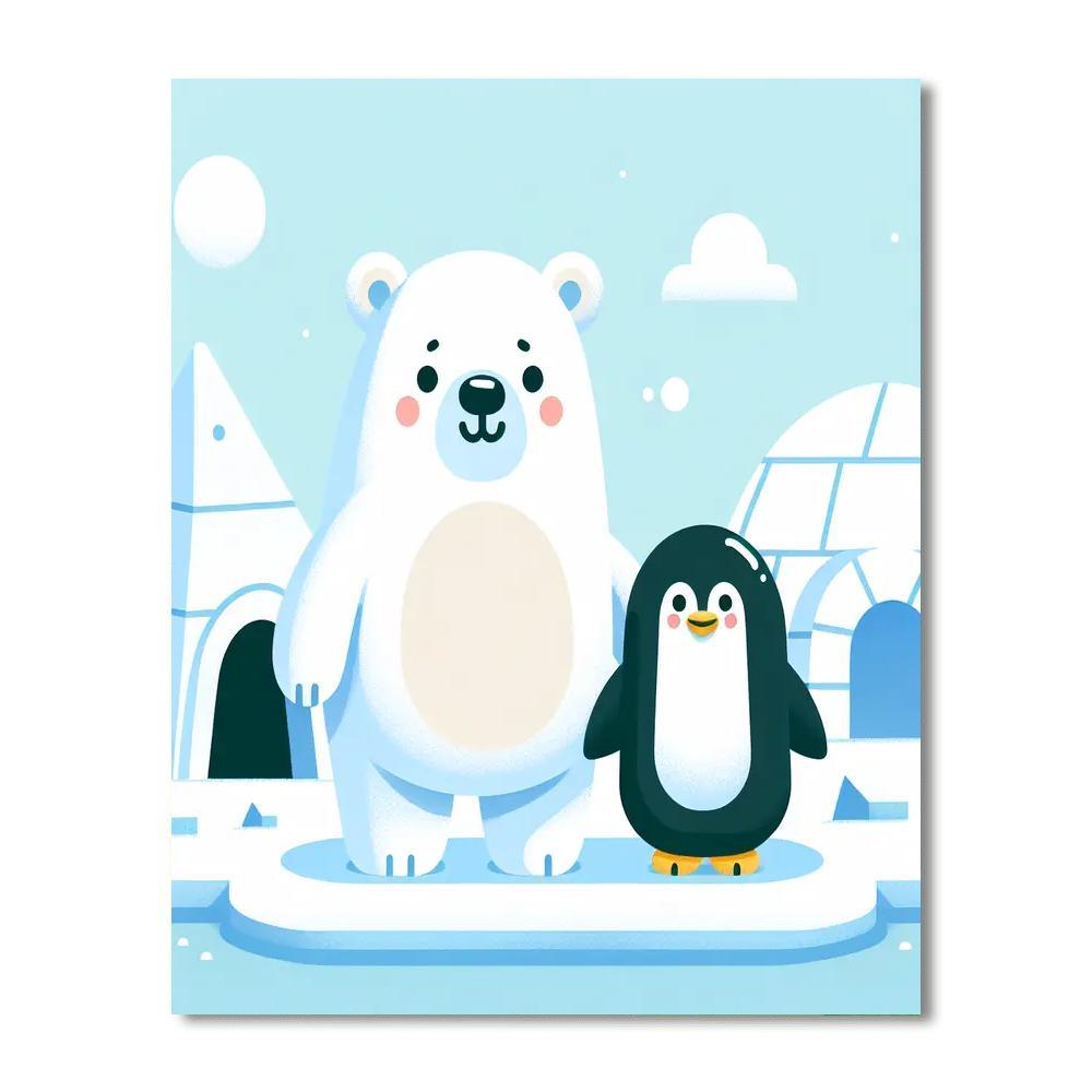 Frosty Arctic Expedition Paint By Color
