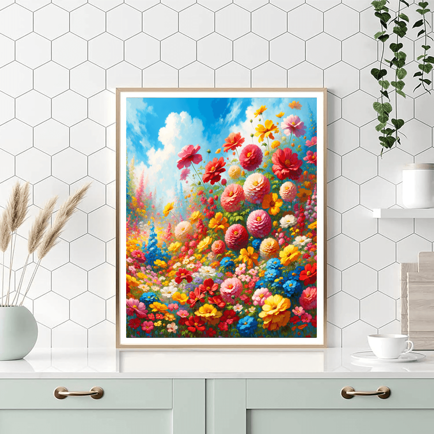 Summer Garden Waltz Paint By Numbers