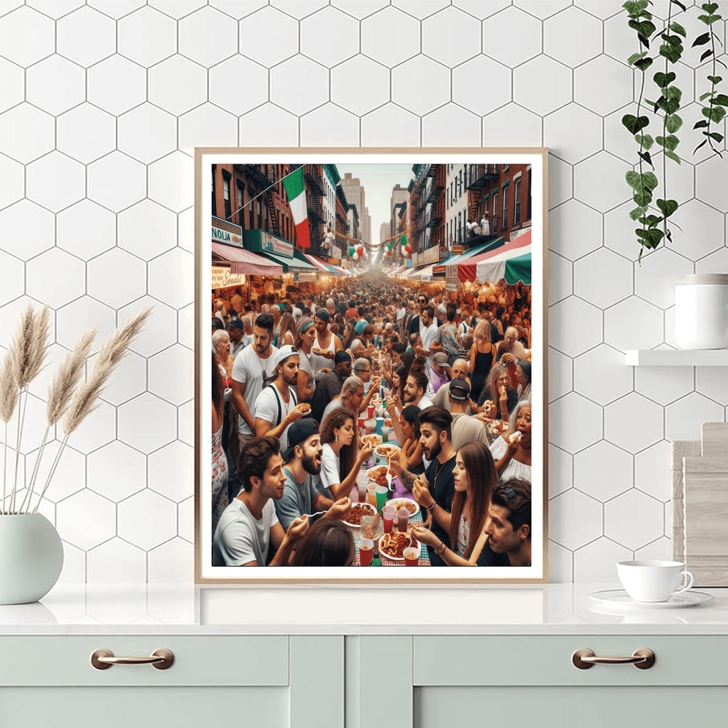 Feast Of San Gennaro Number Painting