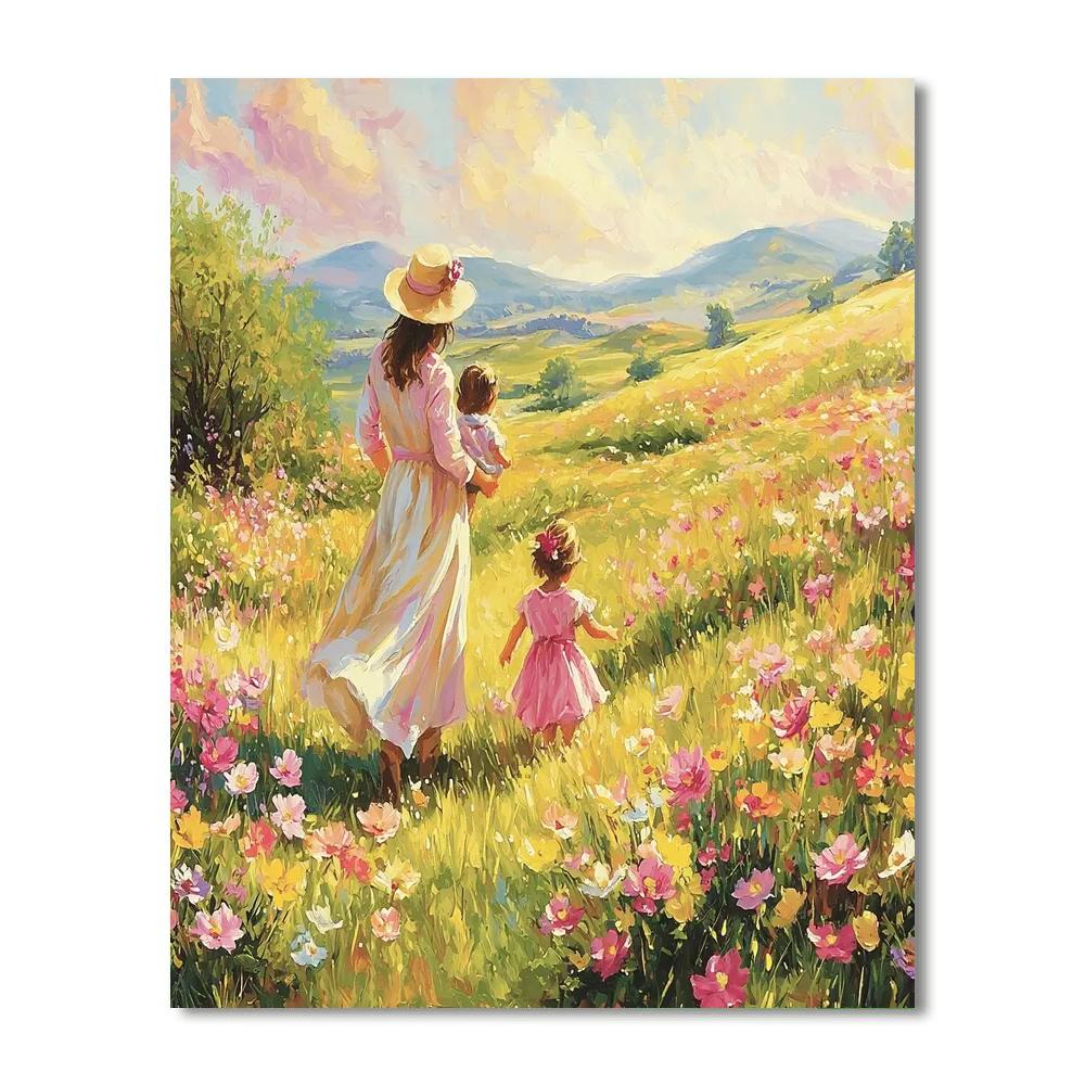 The Sweet Smell Of Flowers Numbered Painting Kits