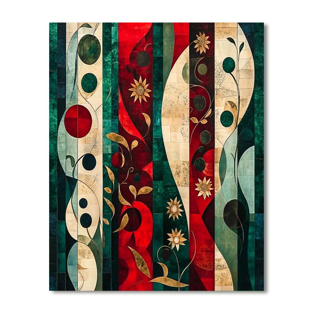 Gustav Klimt Inspired Ornate Essence  Paint By Numbers Kits