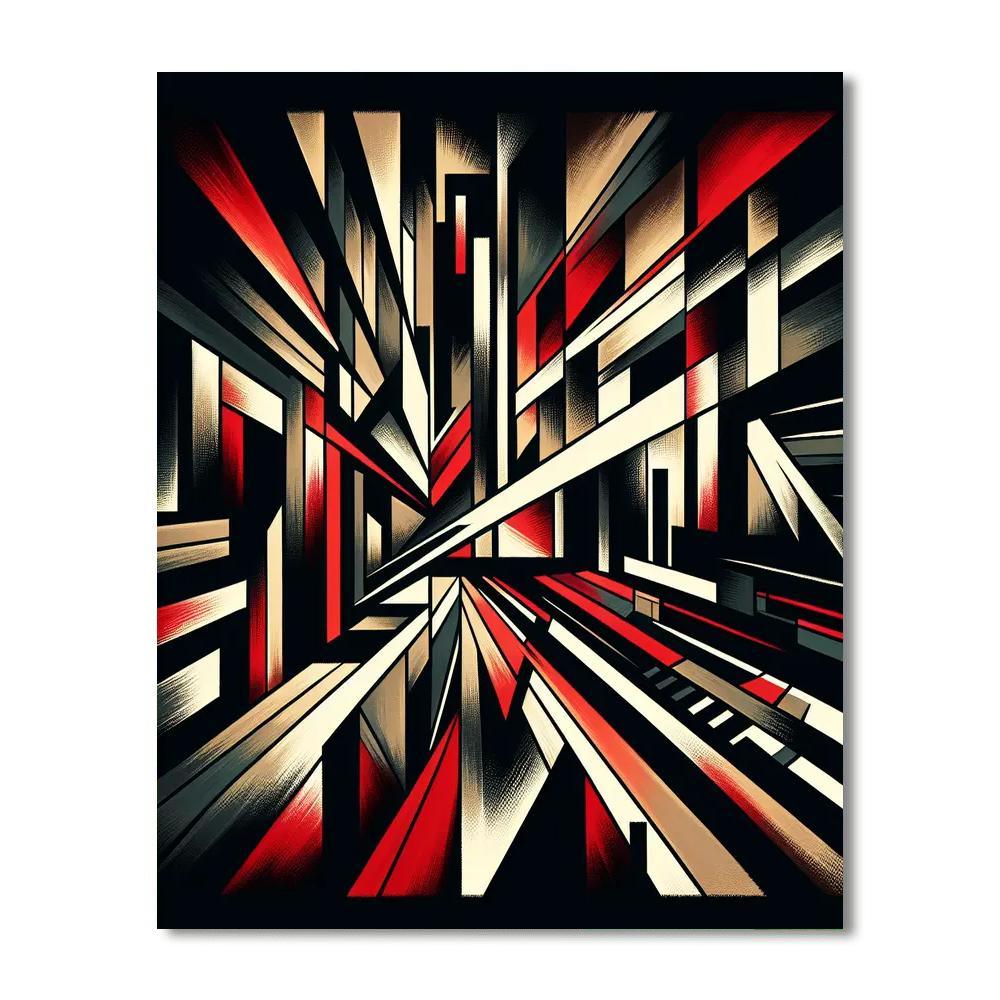 Bold Urban Statement Paint By Numbers Art