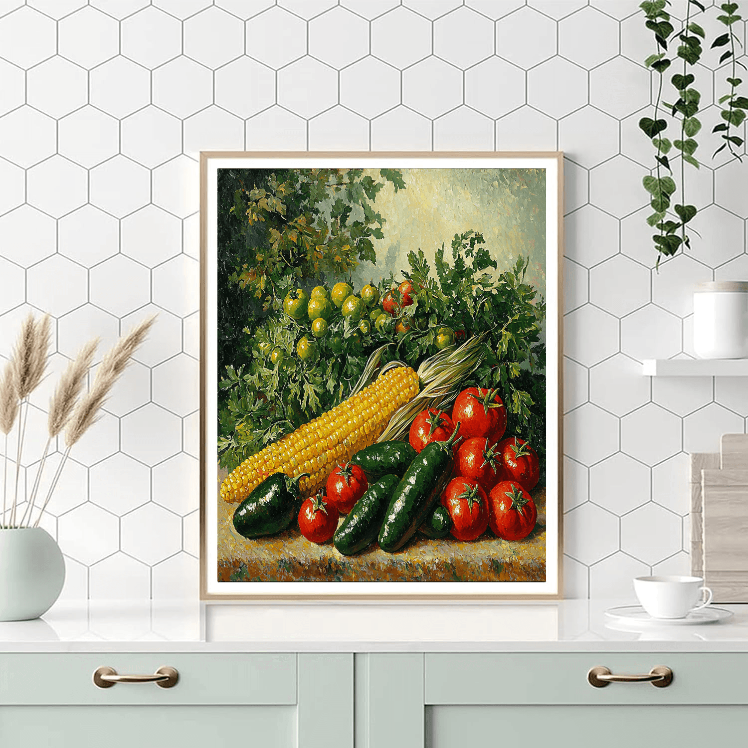 Paul Cézanne Inspired Summer Bounty  Paint By Numbers Art