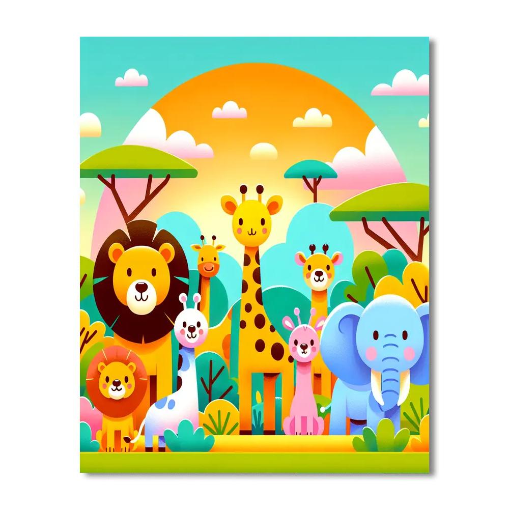 Creative Wildlife Numbered Painting Kits