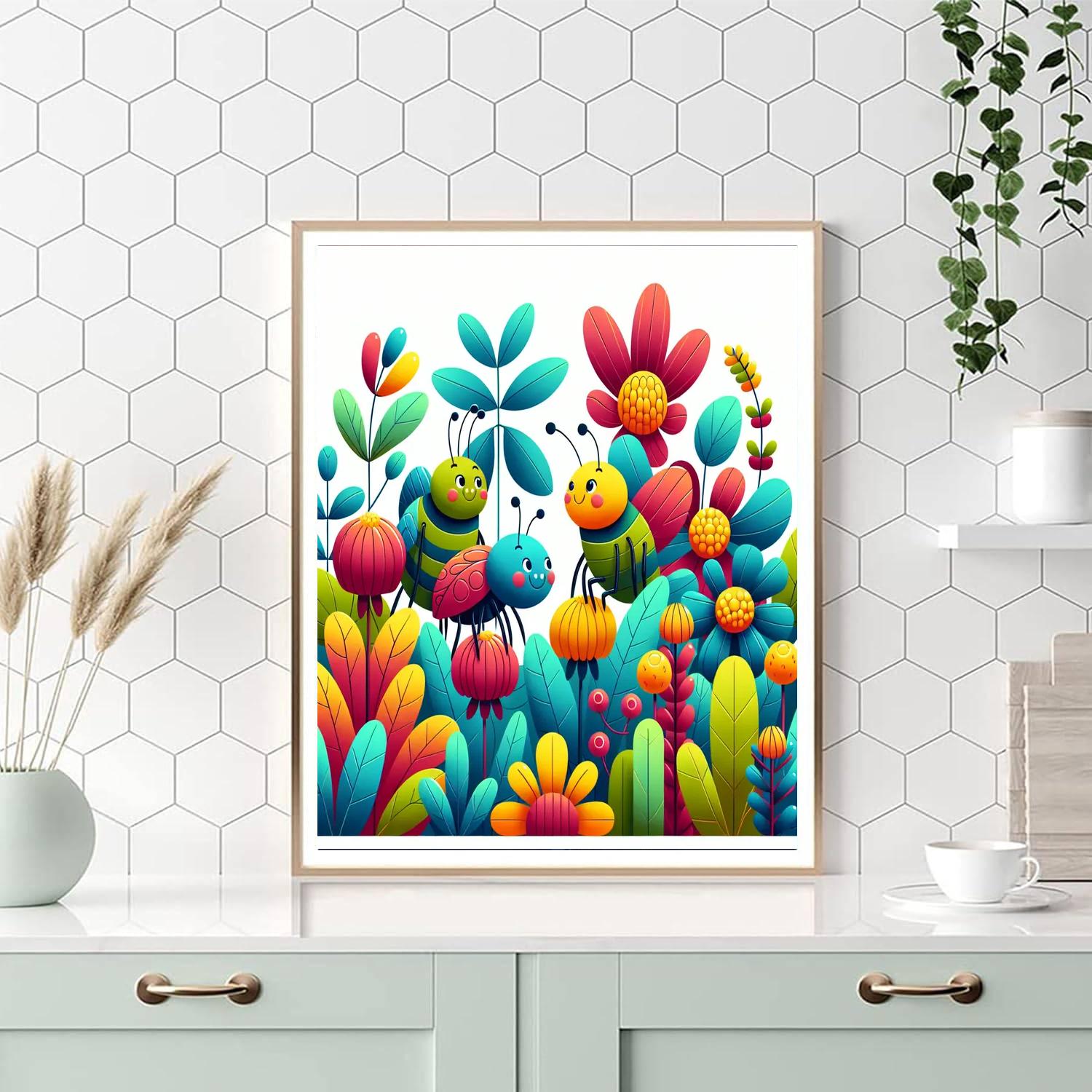 Brilliant Bugs Learning Safari Painting By Numbers Kit