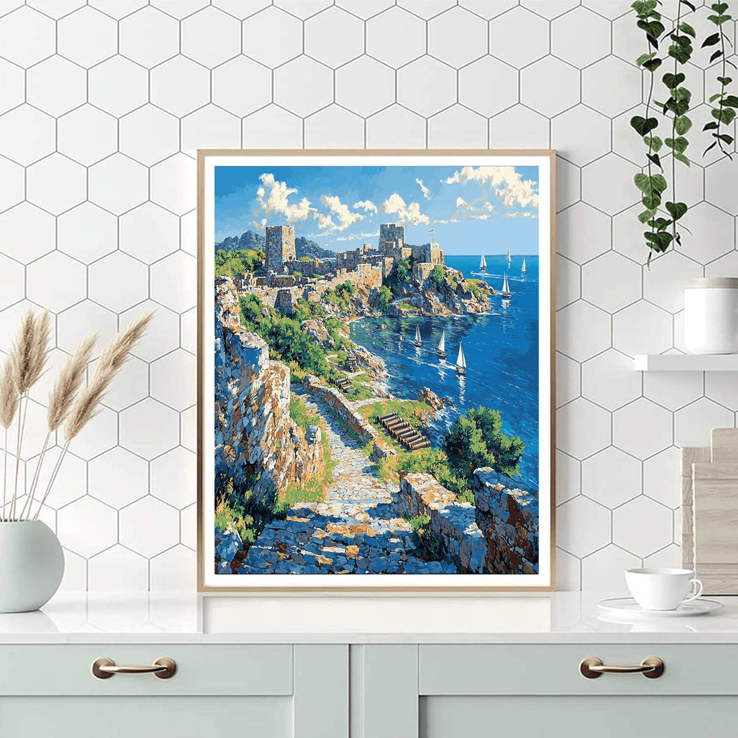 Suomenlinna Fortress - Helsinki Numbered Painting Kits