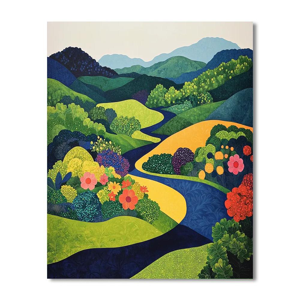 Michelangelo Inspired Nature's Canvas  Paint By Numbers