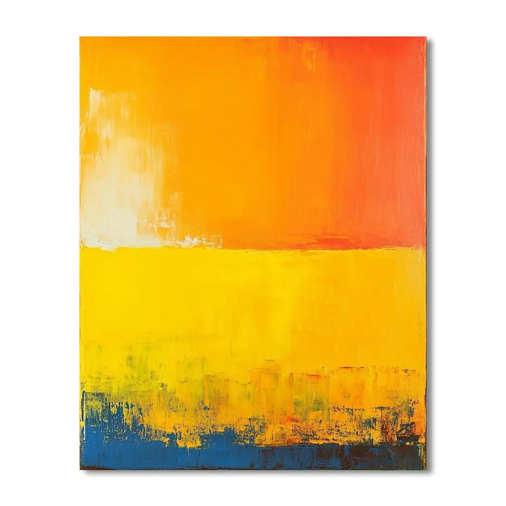 Mark Rothko Inspired Journey Through Light  Numbered Painting Kits