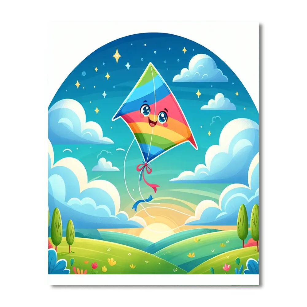 Charming Kite Numbered Painting Kits