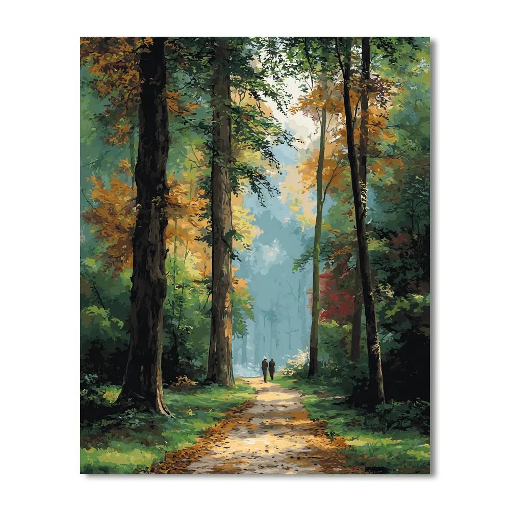 Gentle Forest Walk Numbered Painting Kits