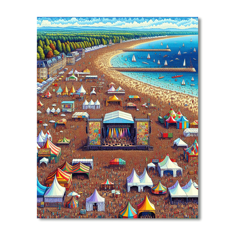 Festiwal W Polskim Sopocie Number Painting