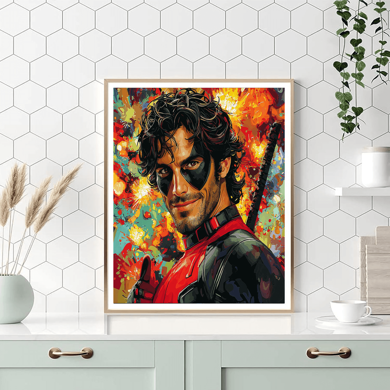 Ryan Reynolds: The Charismatic Merc With A Mouth Paint By Number