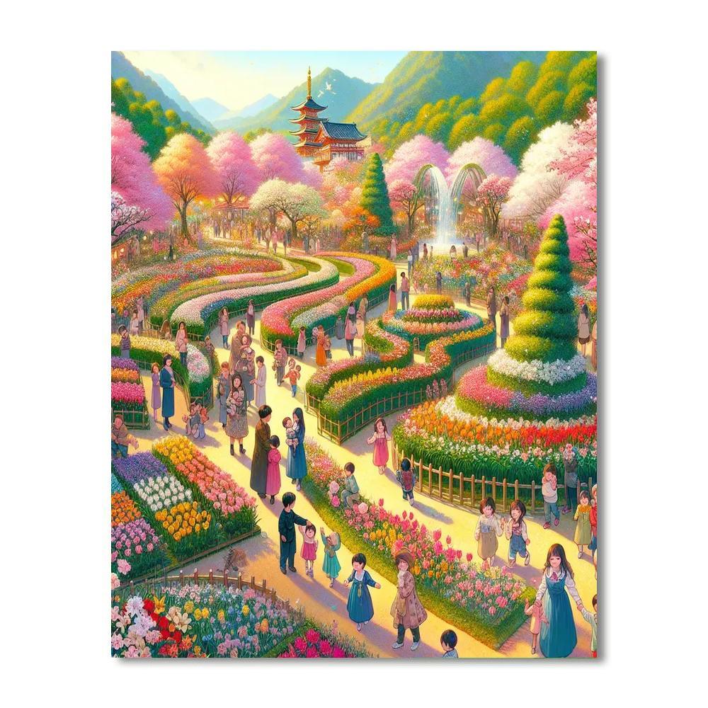 Floriade - Australia Paint By Numbers Art